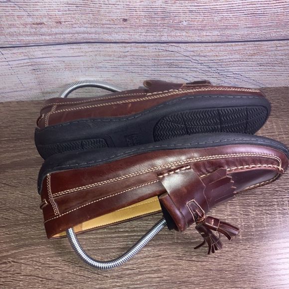 Men’s JOHNSTON & MURPHY Fowler Kiltie Tassel Style 25-8334 - Size 8 Sheepskin - Picture 8 of 14